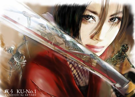 Kunoichi:Female Ninja Spies of Japan shadow